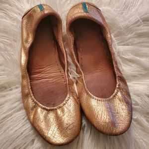 Tieks Rose Gold Glam Size 7